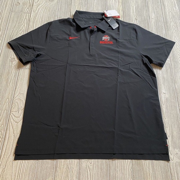 Nike Ohio State Buckeyes Logo Pullover Windshirt Men’s XXL Black DN5631-010 New - Picture 2 of 14